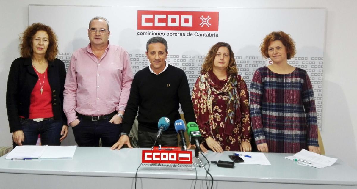 Miembros del Comit de Empresa del Gobierno de Cantabria