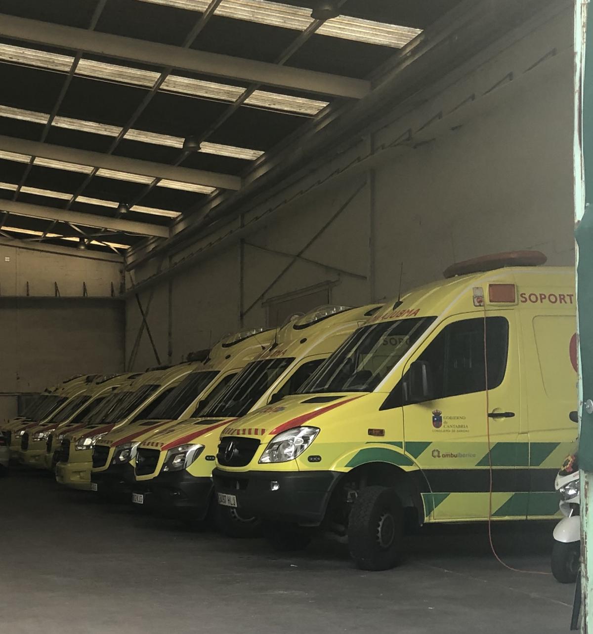 Flota de Ambulancias de Ambuibérica en Santander